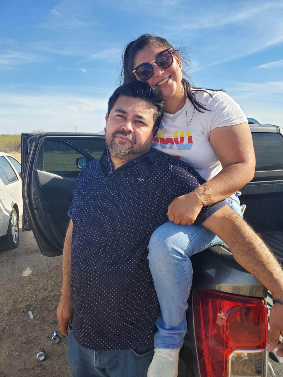 Iliana y David compartiendo un momento especial